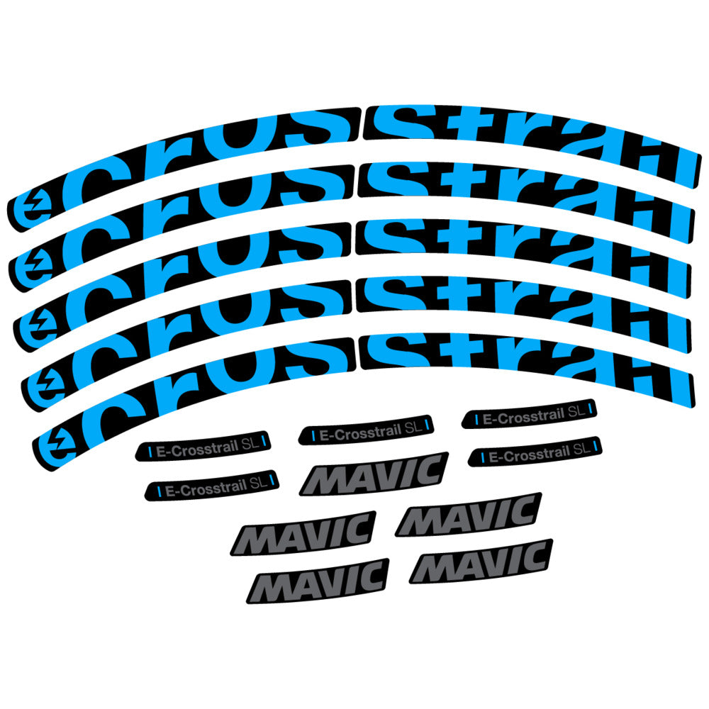 Decal for Mavic E-Crosstrail SL 2025, Mountain Wheel, bike sticker vinyl