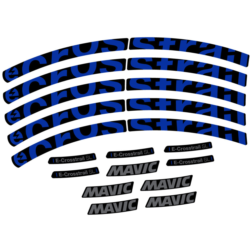 Decal for Mavic E-Crosstrail SL 2025, Mountain Wheel, bike sticker vinyl
