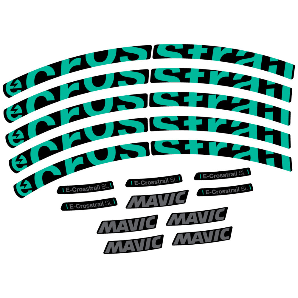 Decal for Mavic E-Crosstrail SL 2025, Mountain Wheel, bike sticker vinyl