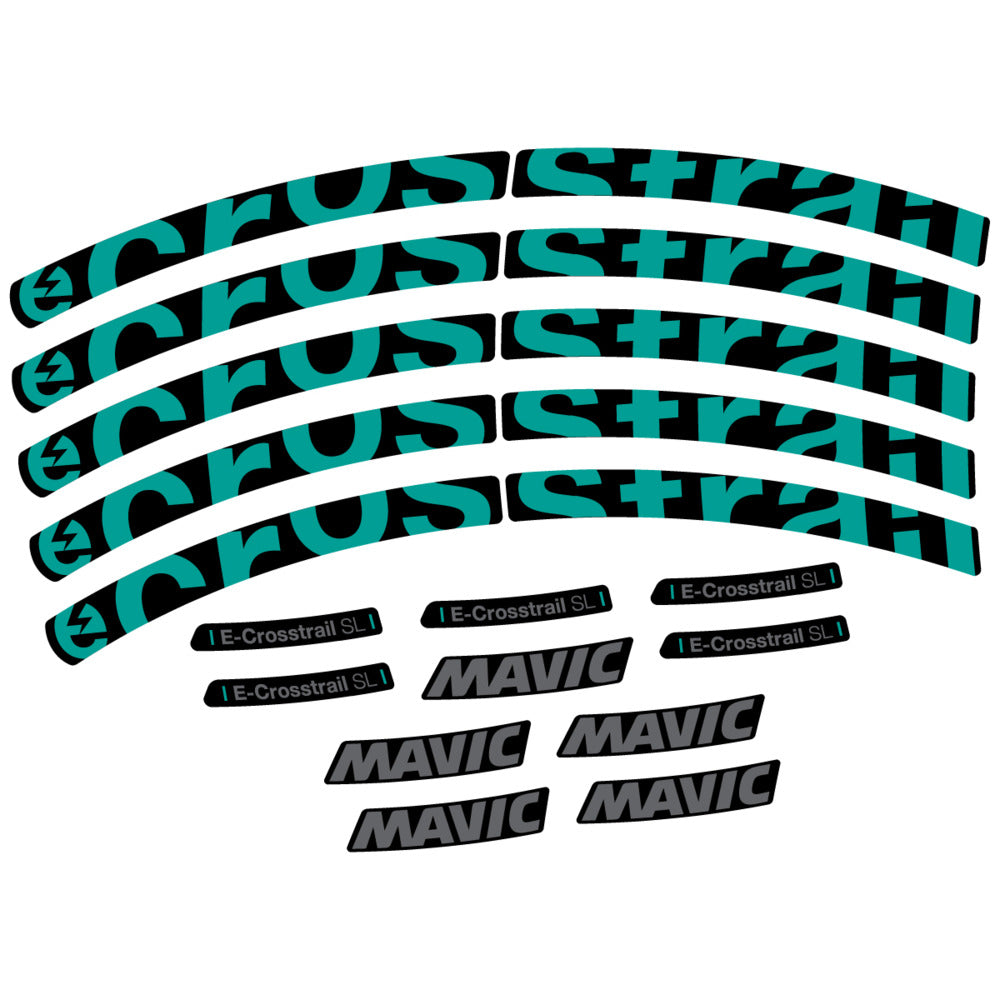 Decal for Mavic E-Crosstrail SL 2025, Mountain Wheel, bike sticker vinyl