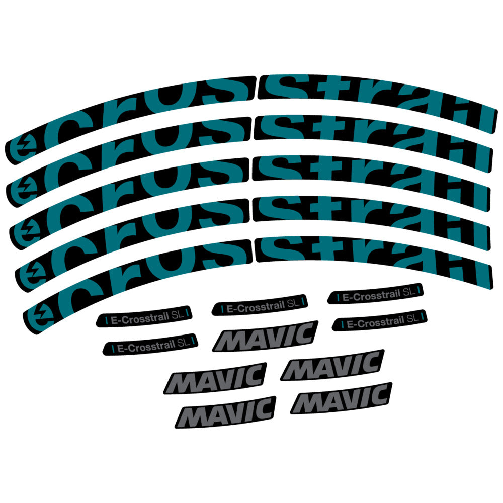 Decal for Mavic E-Crosstrail SL 2025, Mountain Wheel, bike sticker vinyl