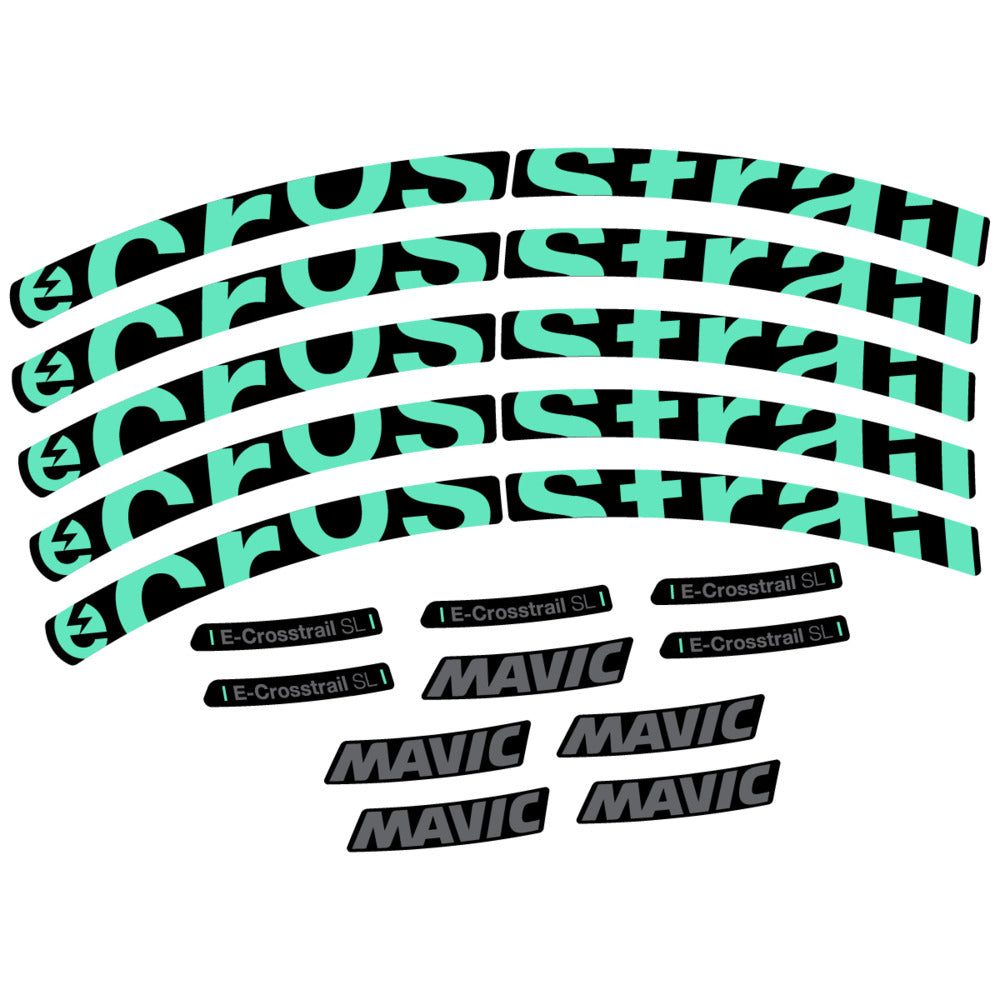 Decal for Mavic E-Crosstrail SL 2025, Mountain Wheel, bike sticker vinyl