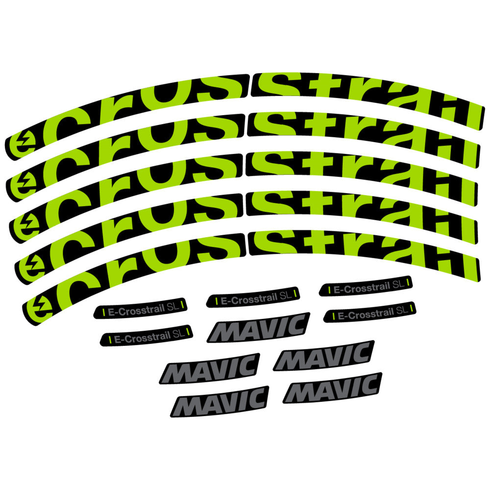 Decal for Mavic E-Crosstrail SL 2025, Mountain Wheel, bike sticker vinyl