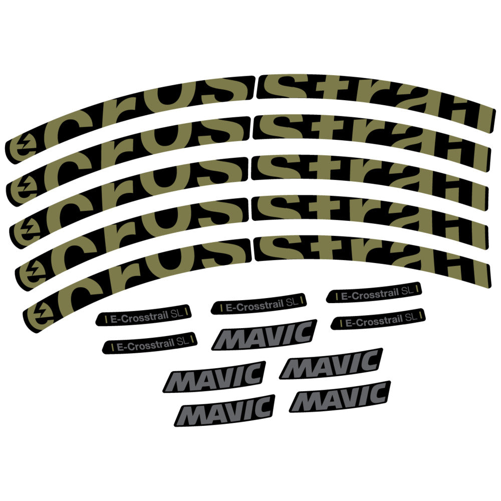 Decal for Mavic E-Crosstrail SL 2025, Mountain Wheel, bike sticker vinyl