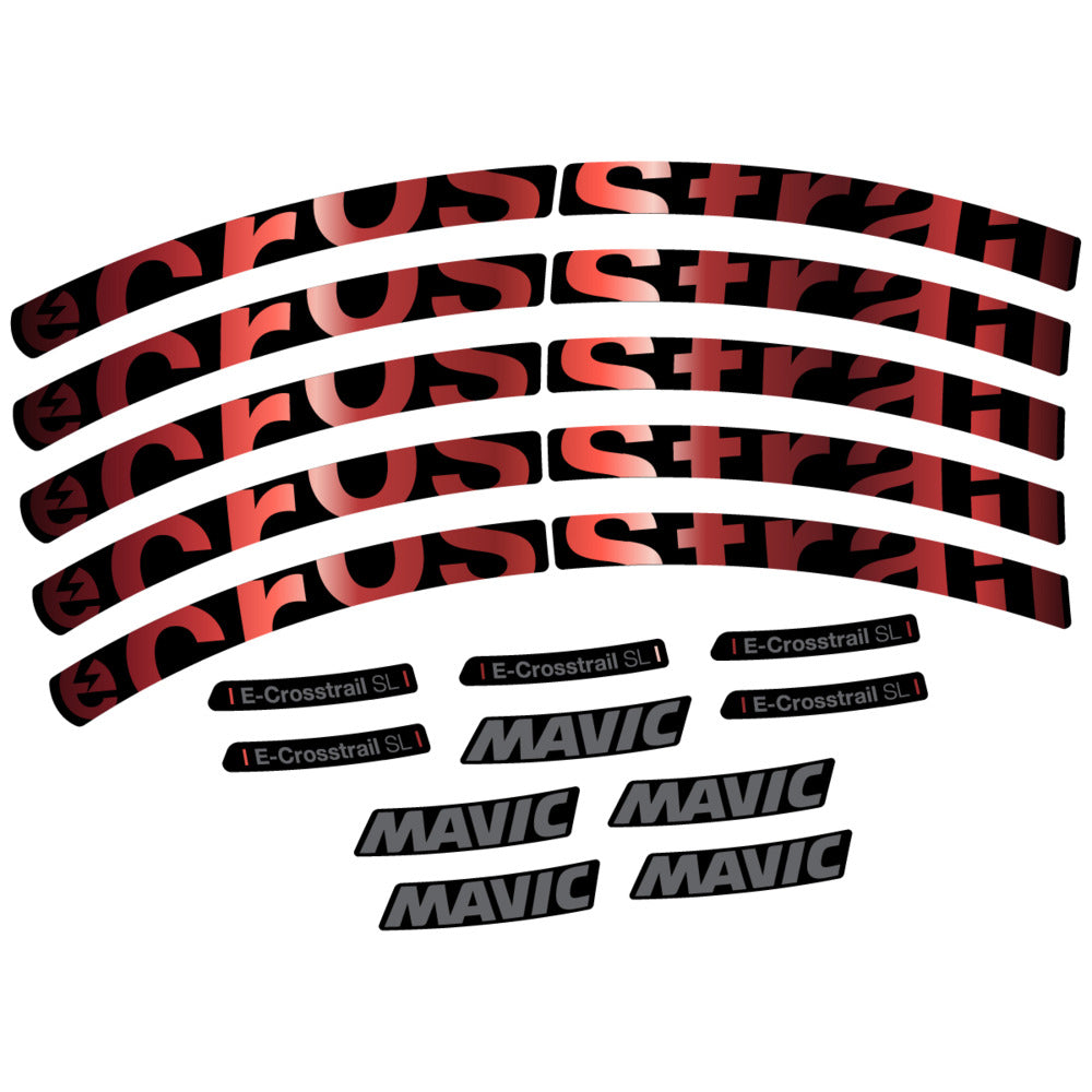 Decal for Mavic E-Crosstrail SL 2025, Mountain Wheel, bike sticker vinyl