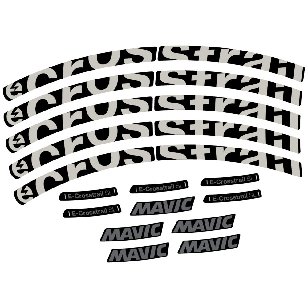 Decal for Mavic E-Crosstrail SL 2025, Mountain Wheel, bike sticker vinyl