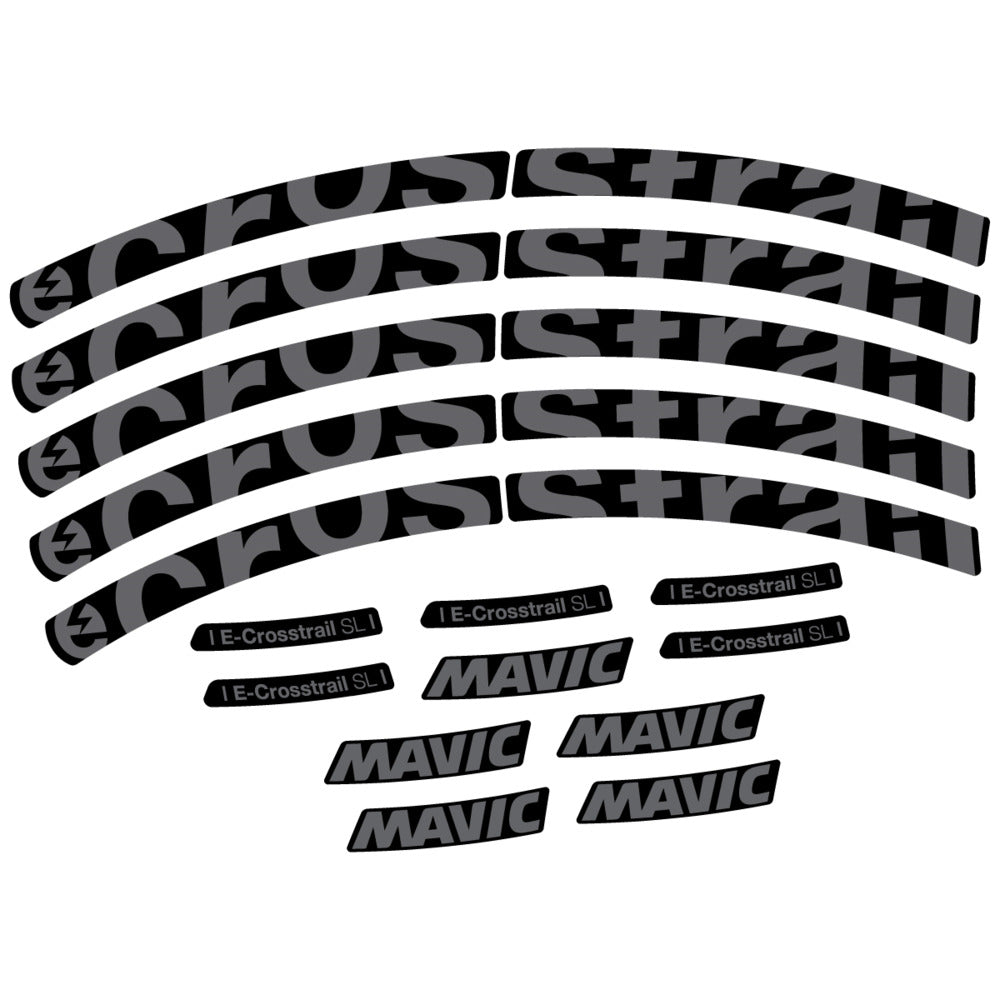 Decal for Mavic E-Crosstrail SL 2025, Mountain Wheel, bike sticker vinyl