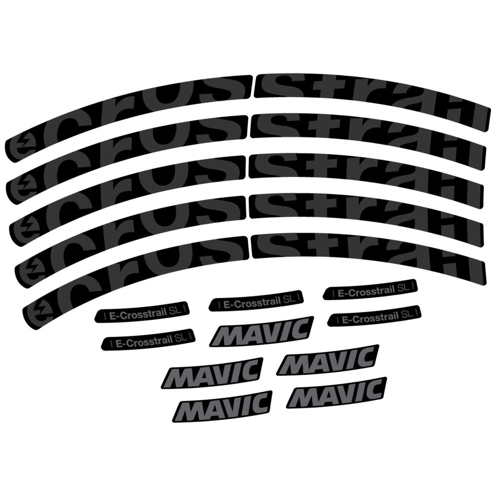 Decal for Mavic E-Crosstrail SL 2025, Mountain Wheel, bike sticker vinyl