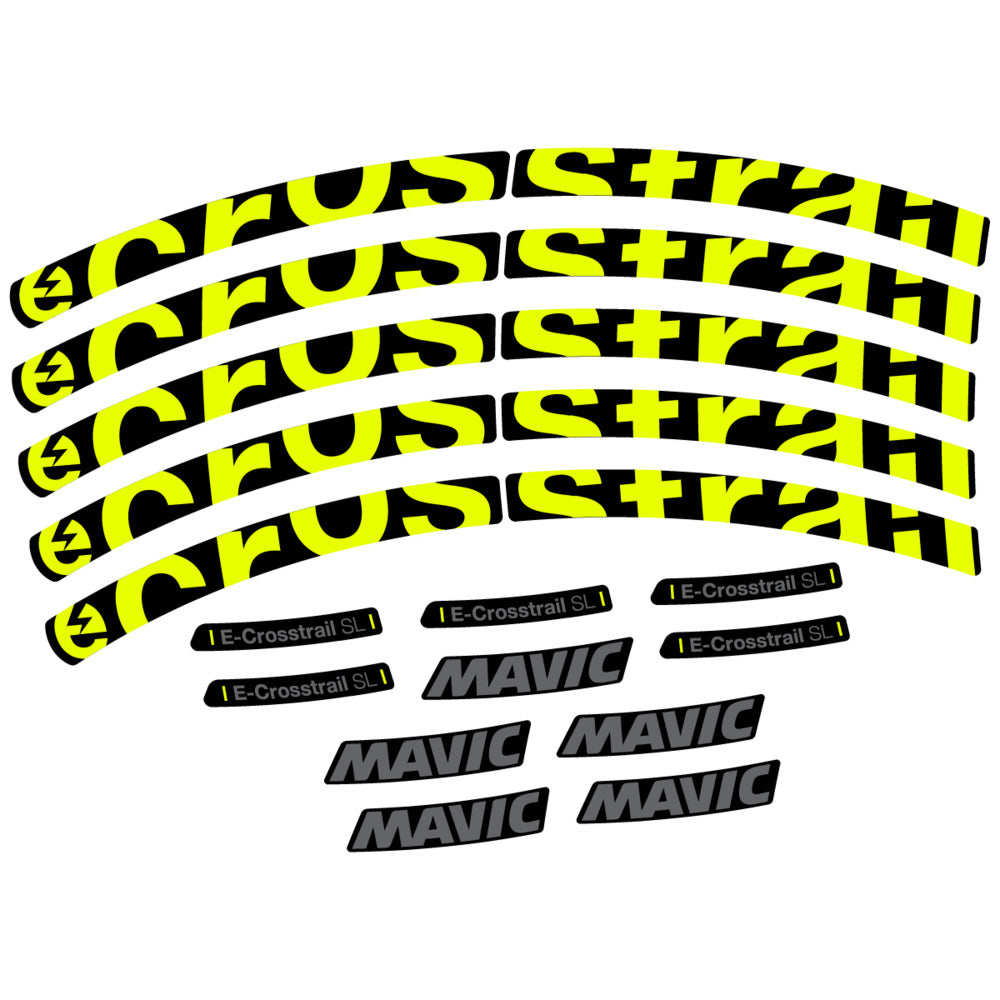 Decal for Mavic E-Crosstrail SL 2025, Mountain Wheel, bike sticker vinyl