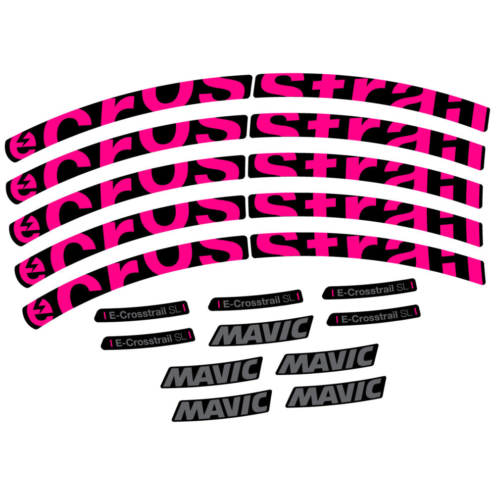 Decal for Mavic E-Crosstrail SL 2025, Mountain Wheel, bike sticker vinyl
