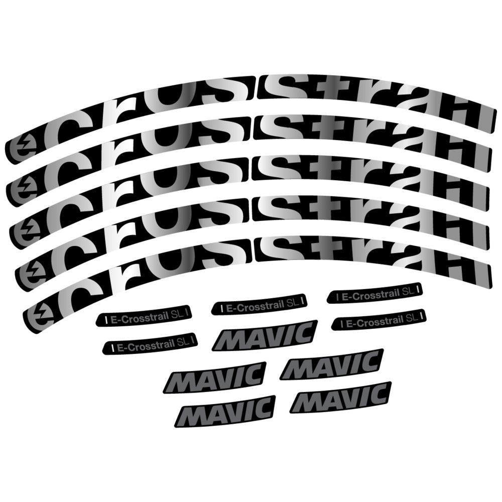 Decal for Mavic E-Crosstrail SL 2025, Mountain Wheel, bike sticker vinyl