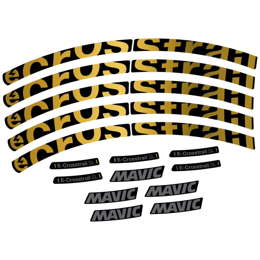 Decal for Mavic E-Crosstrail SL 2025, Mountain Wheel, bike sticker vinyl