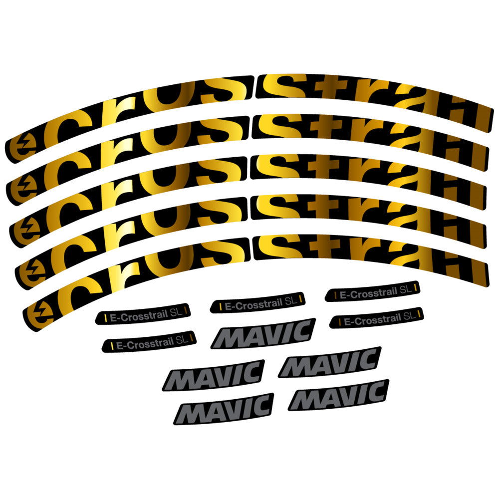 Decal for Mavic E-Crosstrail SL 2025, Mountain Wheel, bike sticker vinyl