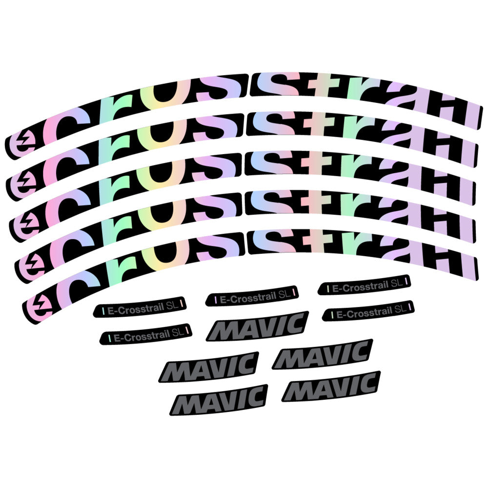 Decal for Mavic E-Crosstrail SL 2025, Mountain Wheel, bike sticker vinyl