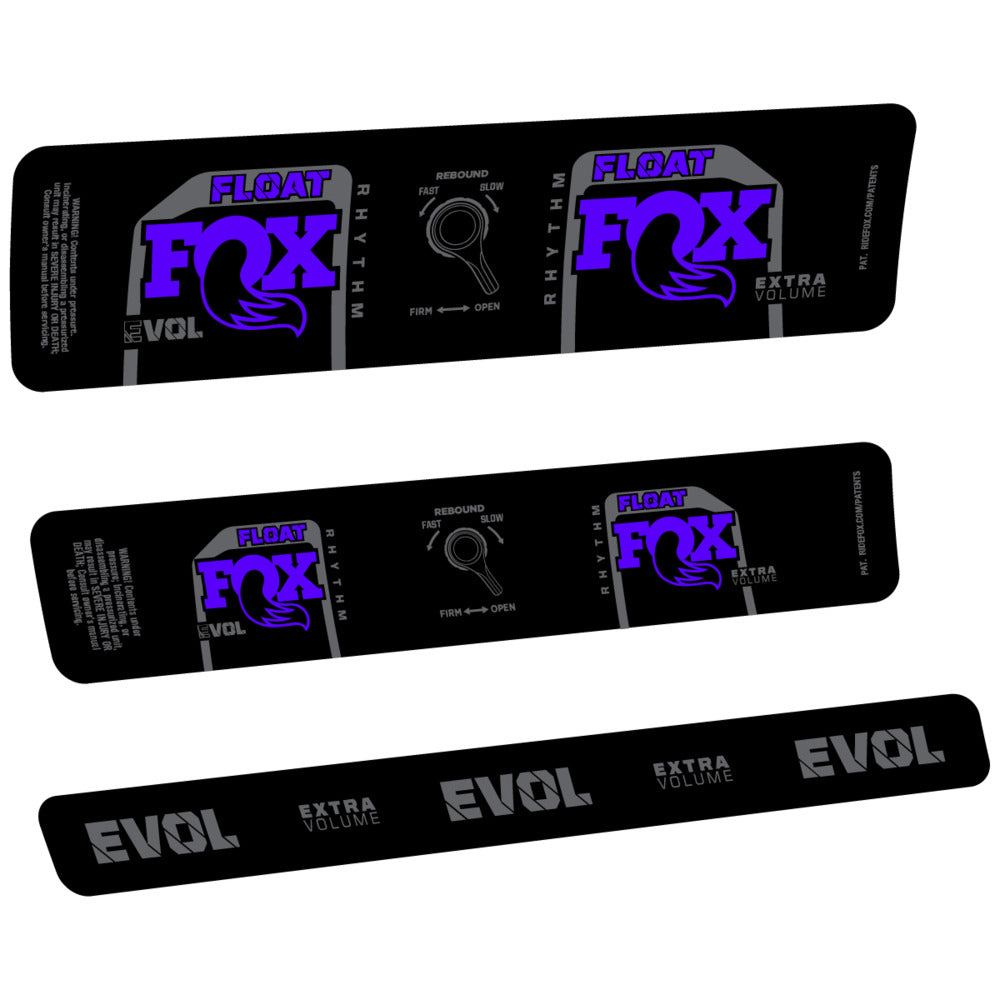 Decal for Fox Float Rhythm Inline CR 2025, Rear Shox, bike sticker vinyl