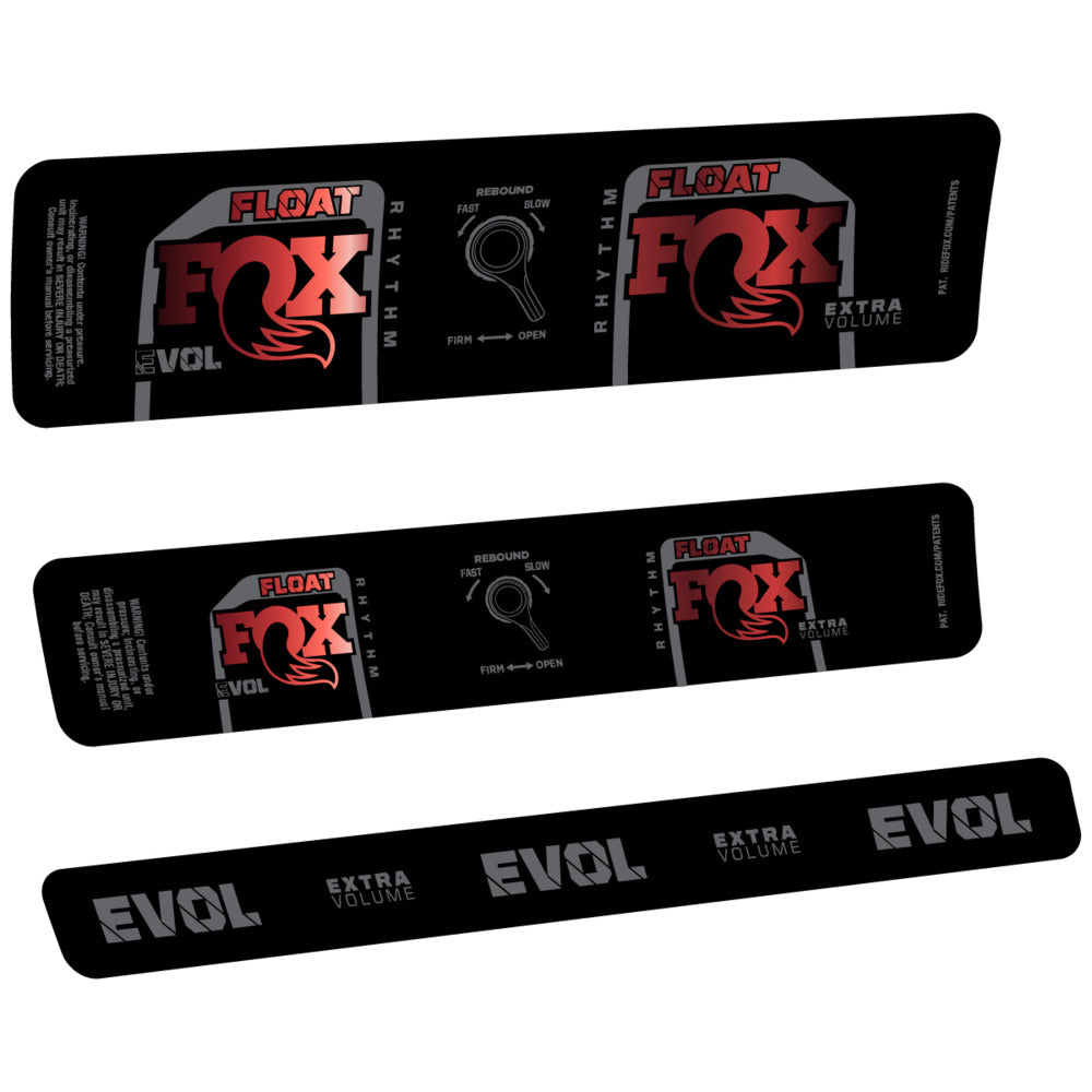 Decal for Fox Float Rhythm Inline CR 2025, Rear Shox, bike sticker vinyl