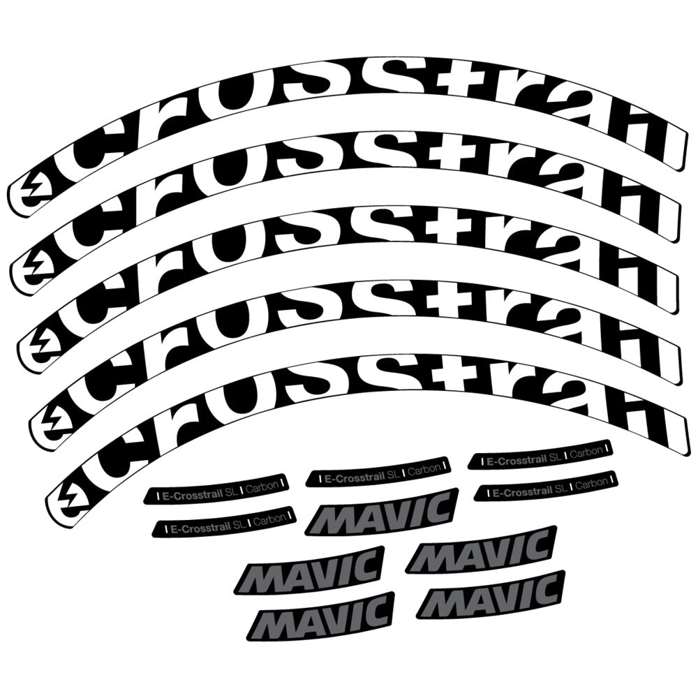 Decal for Mavic E-Crosstrail SL Carbon 2025, Mountain Wheel, bike sticker vinyl