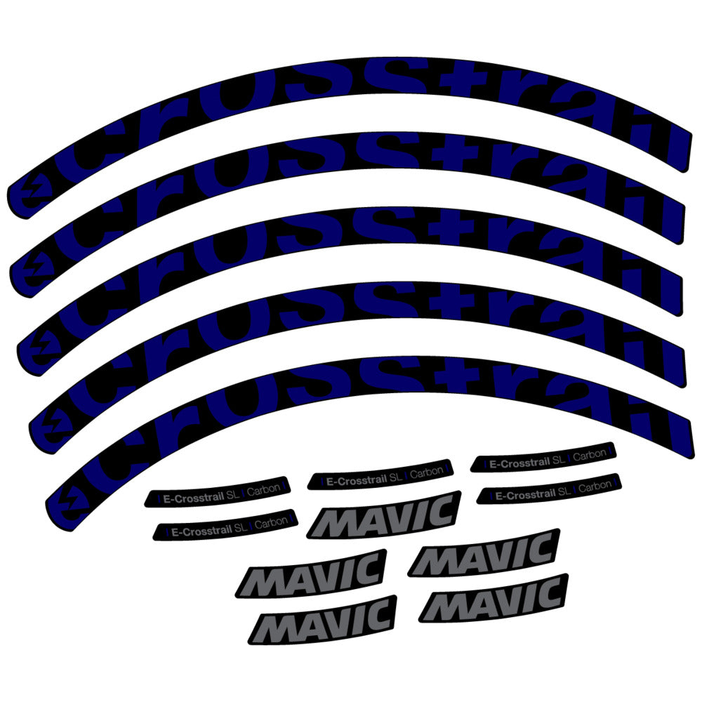Decal for Mavic E-Crosstrail SL Carbon 2025, Mountain Wheel, bike sticker vinyl