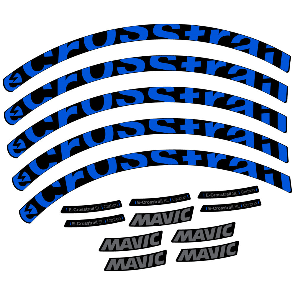 Decal for Mavic E-Crosstrail SL Carbon 2025, Mountain Wheel, bike sticker vinyl