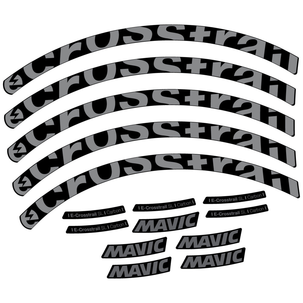 Decal for Mavic E-Crosstrail SL Carbon 2025, Mountain Wheel, bike sticker vinyl