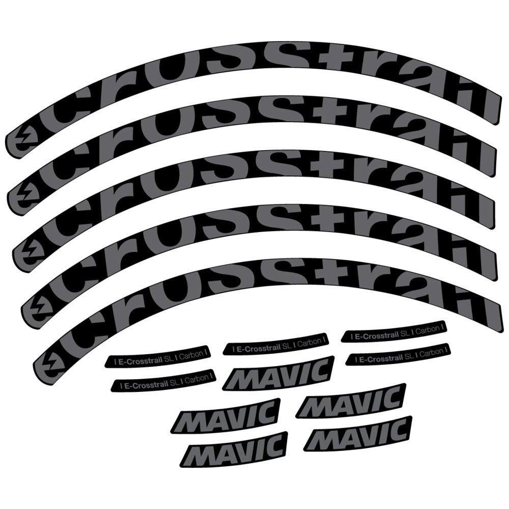 Decal for Mavic E-Crosstrail SL Carbon 2025, Mountain Wheel, bike sticker vinyl