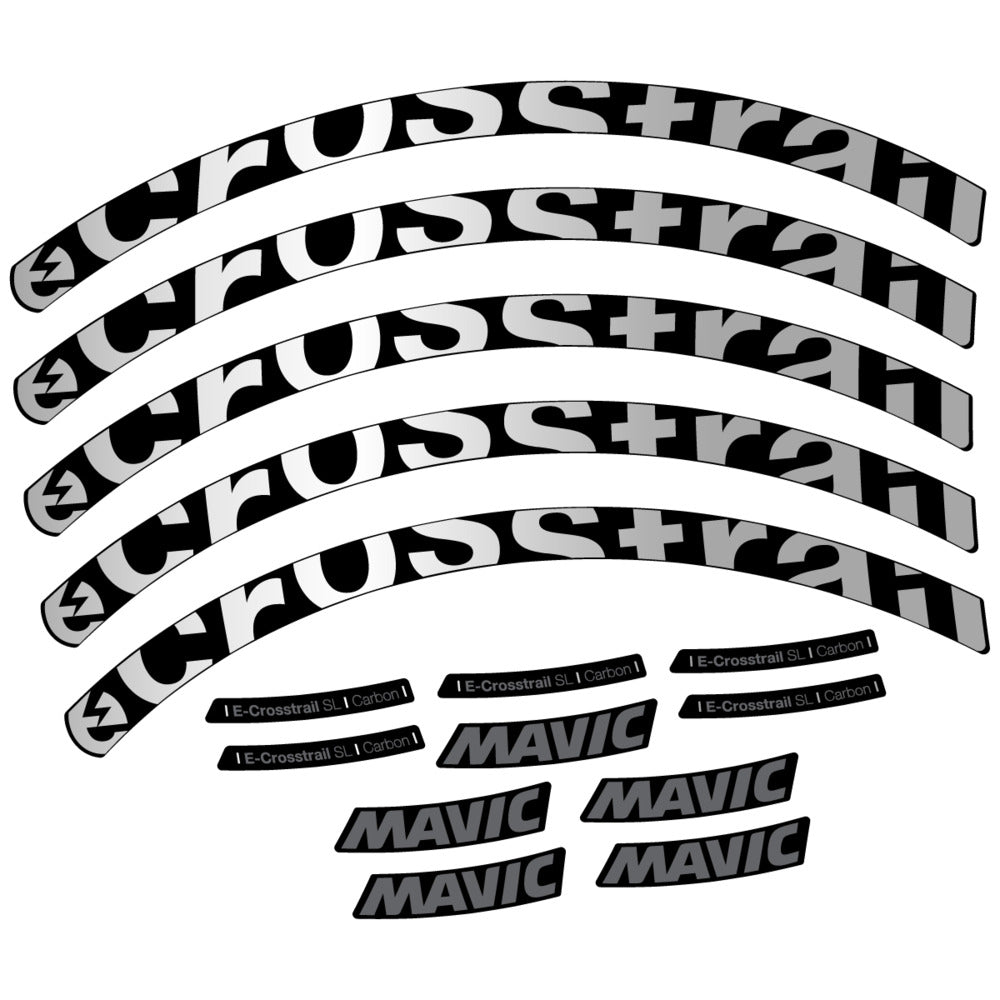 Decal for Mavic E-Crosstrail SL Carbon 2025, Mountain Wheel, bike sticker vinyl