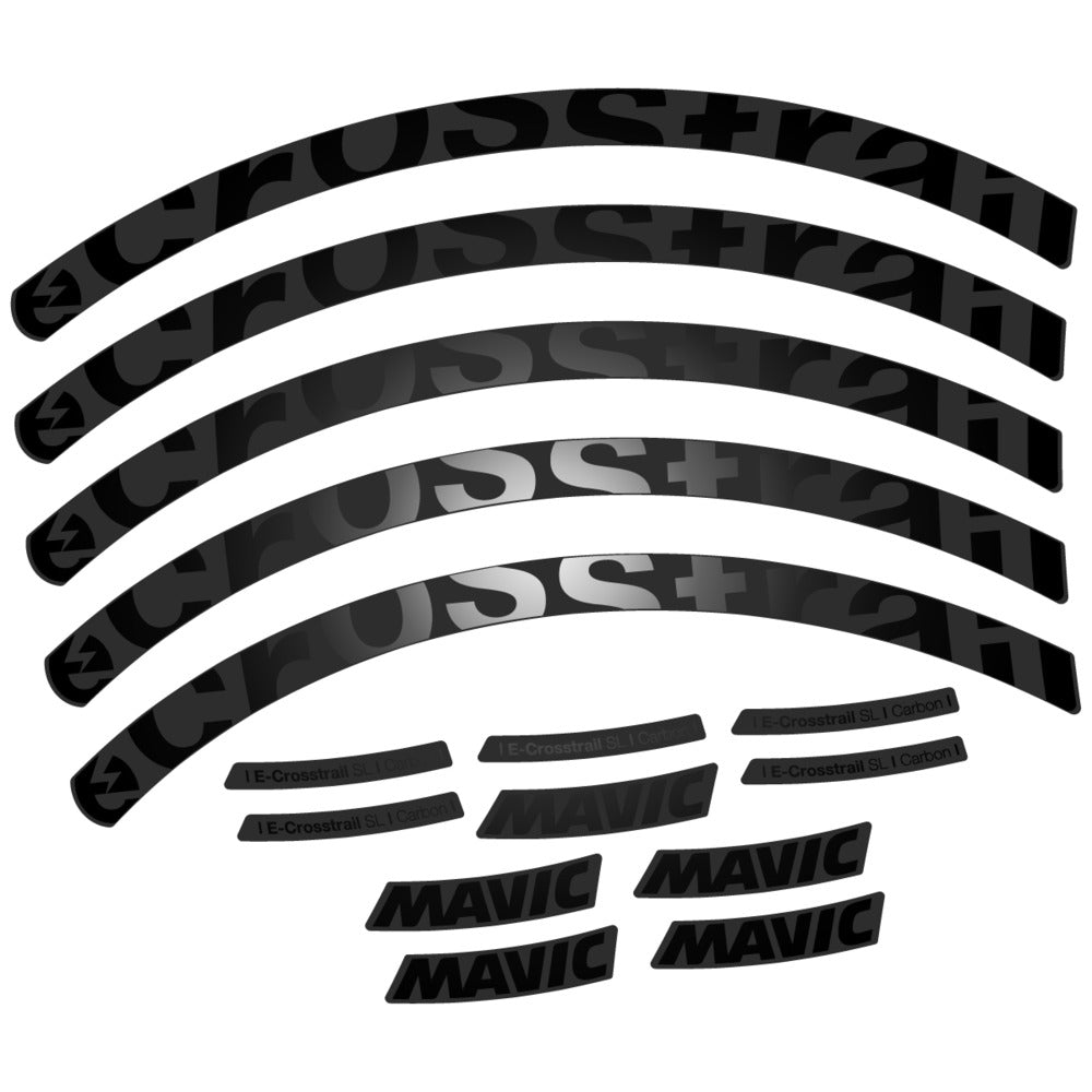 Decal for Mavic E-Crosstrail SL Carbon 2025, Mountain Wheel, bike sticker vinyl