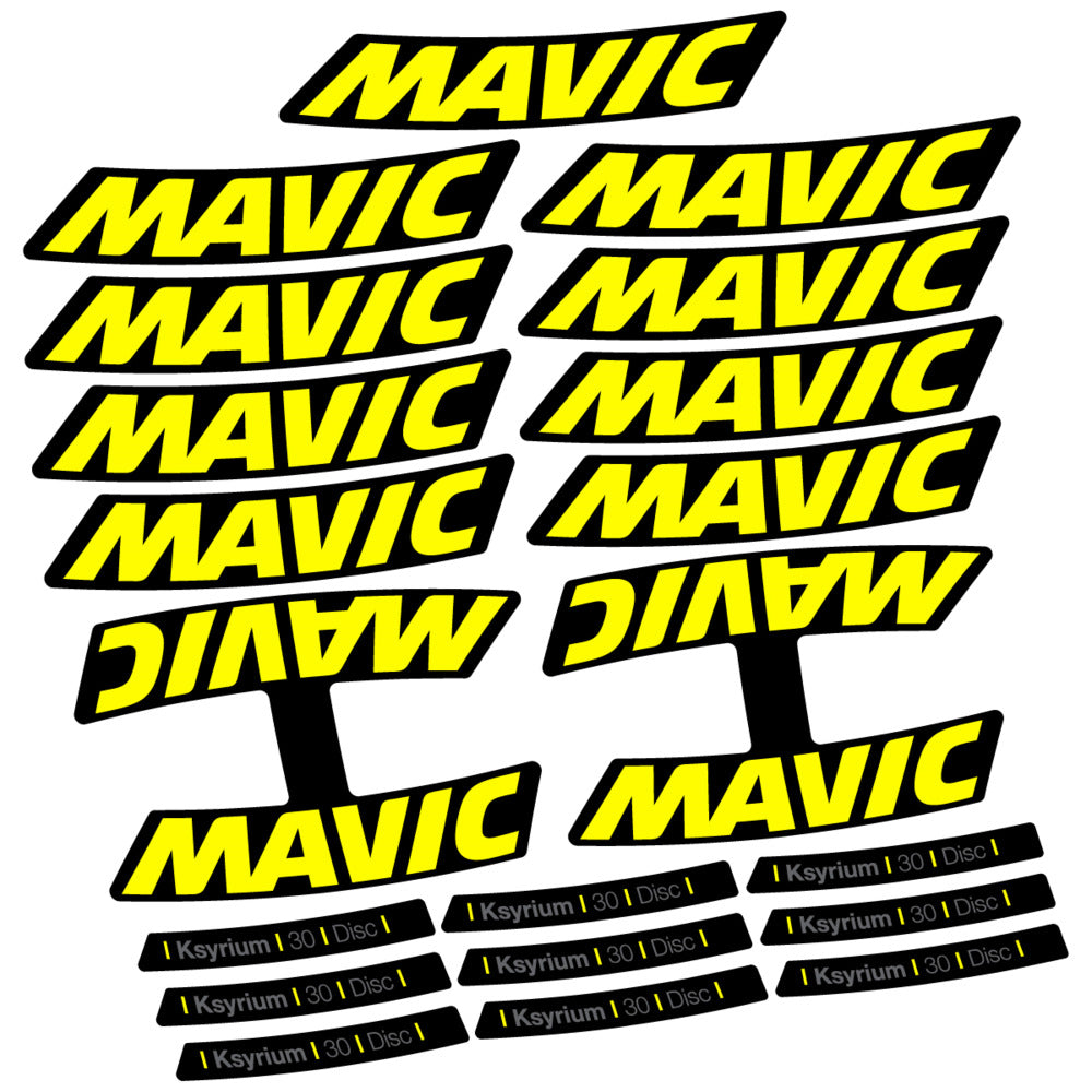 Decal for Mavic Ksyrium 30 2025, Road Wheel, bike sticker vinyl