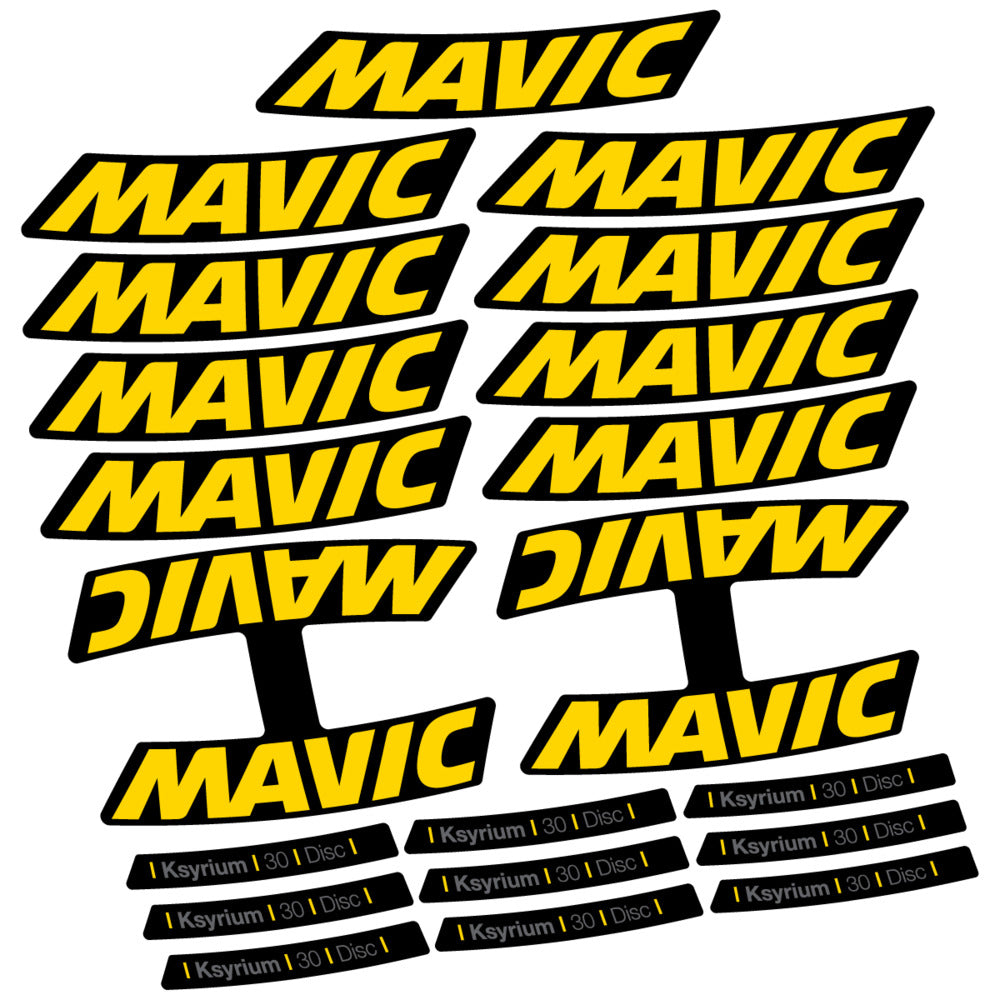 Decal for Mavic Ksyrium 30 2025, Road Wheel, bike sticker vinyl