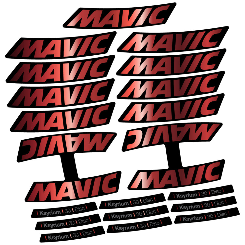 Decal for Mavic Ksyrium 30 2025, Road Wheel, bike sticker vinyl