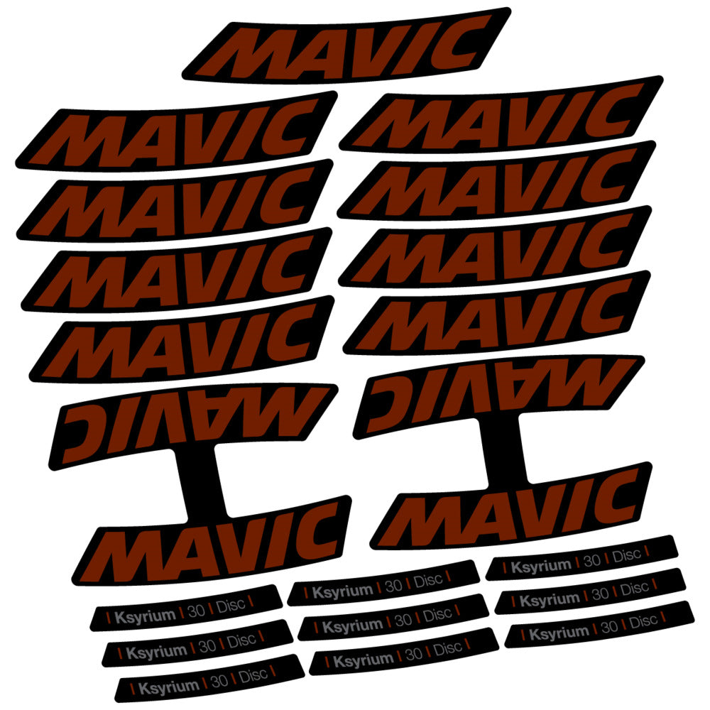 Decal for Mavic Ksyrium 30 2025, Road Wheel, bike sticker vinyl