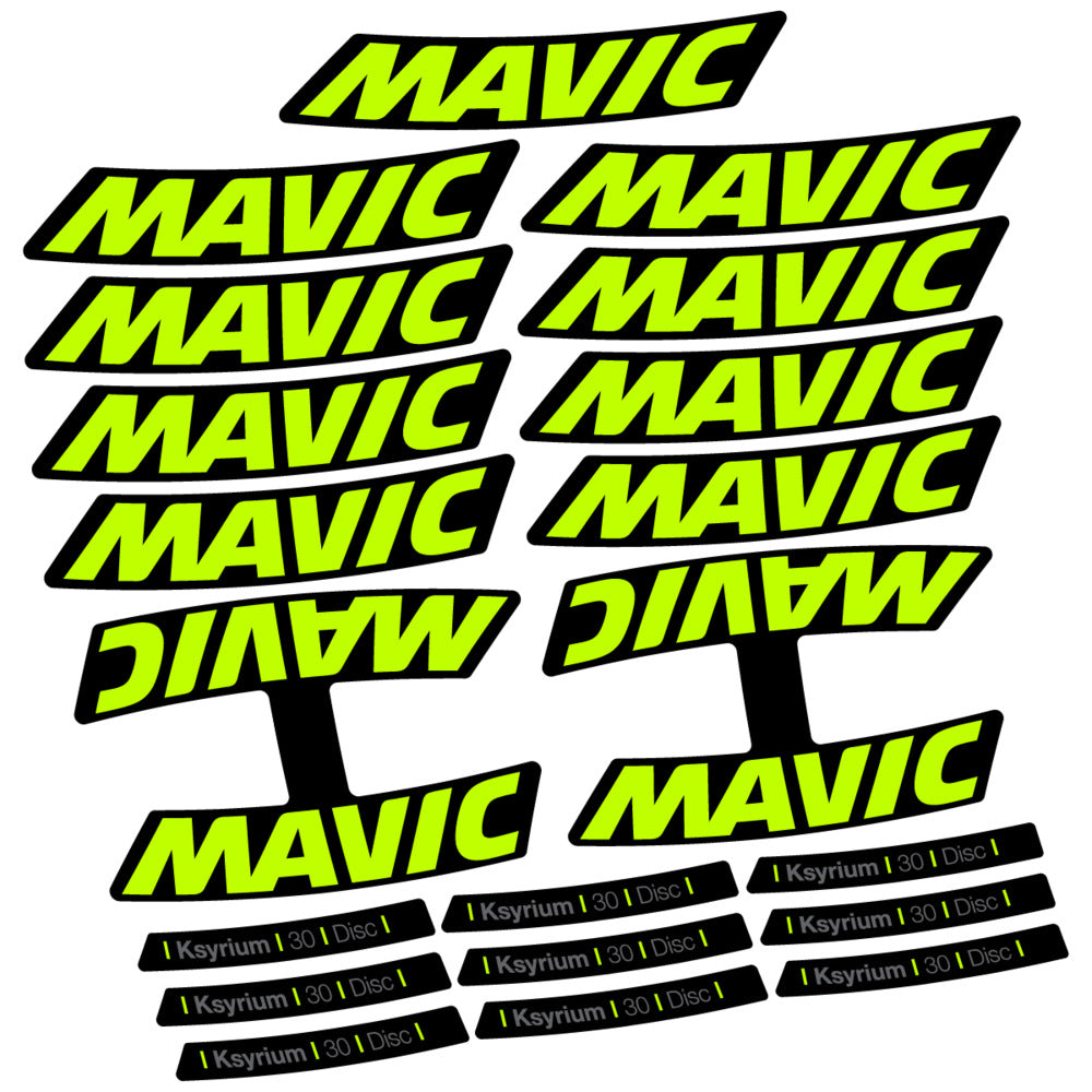 Decal for Mavic Ksyrium 30 2025, Road Wheel, bike sticker vinyl