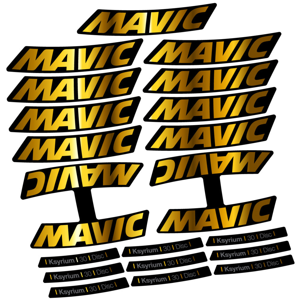 Decal for Mavic Ksyrium 30 2025, Road Wheel, bike sticker vinyl