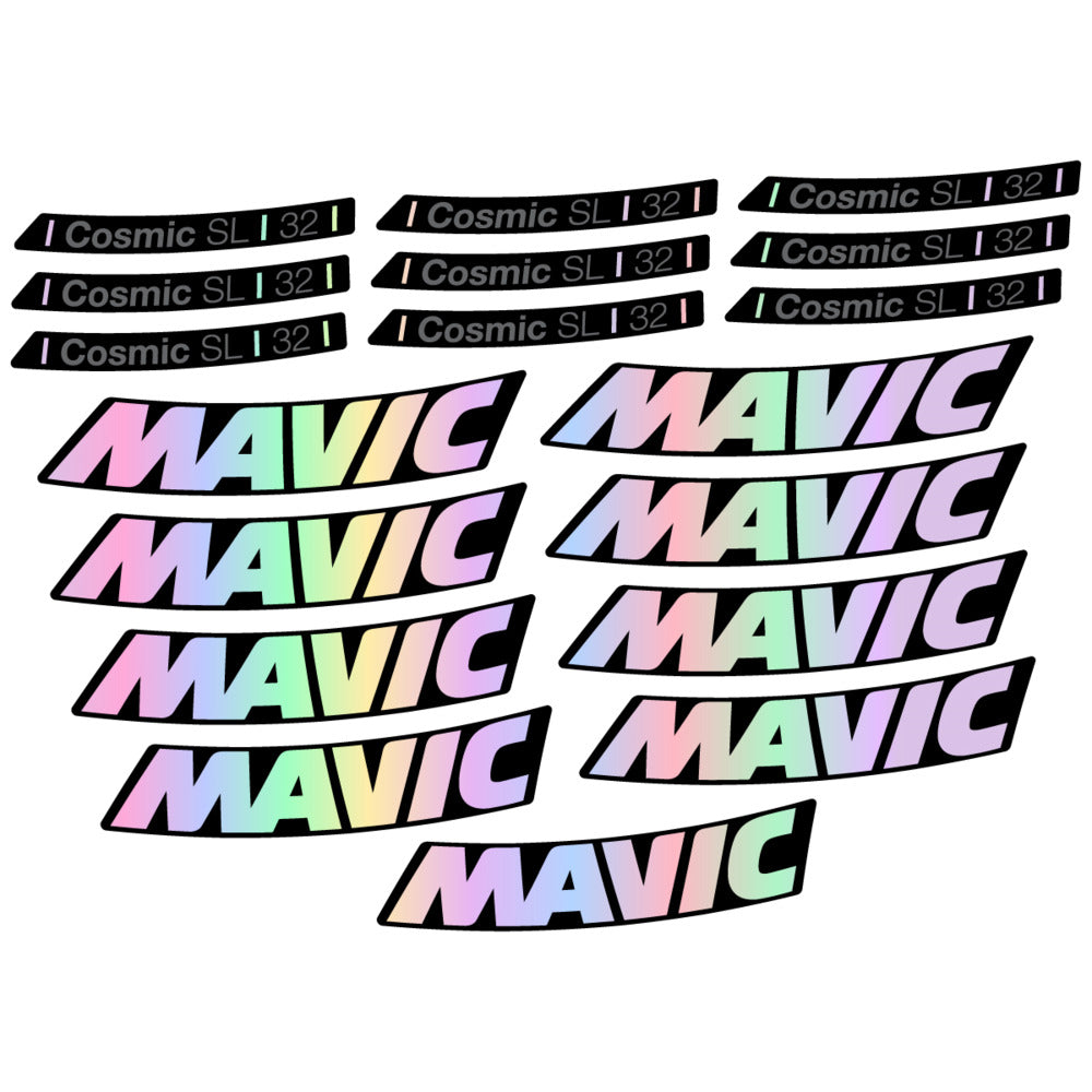 Decal for Mavic Cosmic SL 32 2025, Road Wheel, bike sticker vinyl