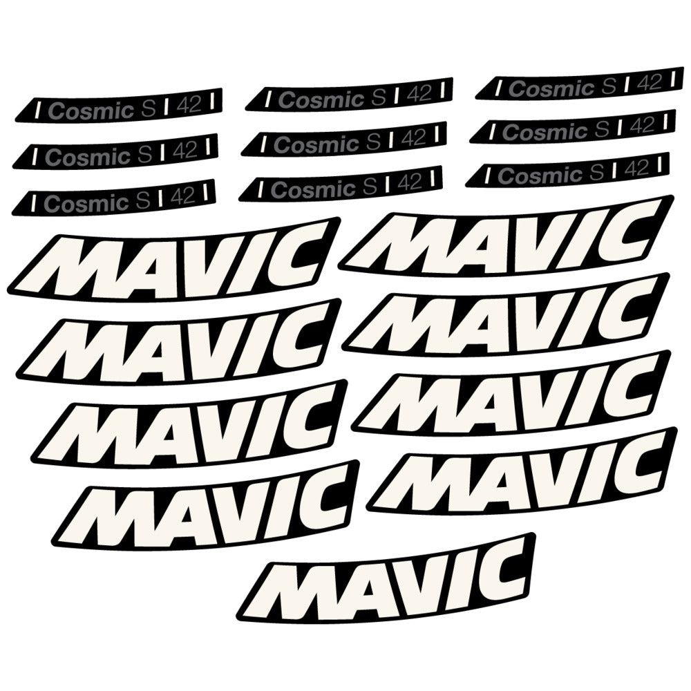 Decal for Mavic Cosmic S 42 DISC 2025, Road Wheel, bike sticker vinyl