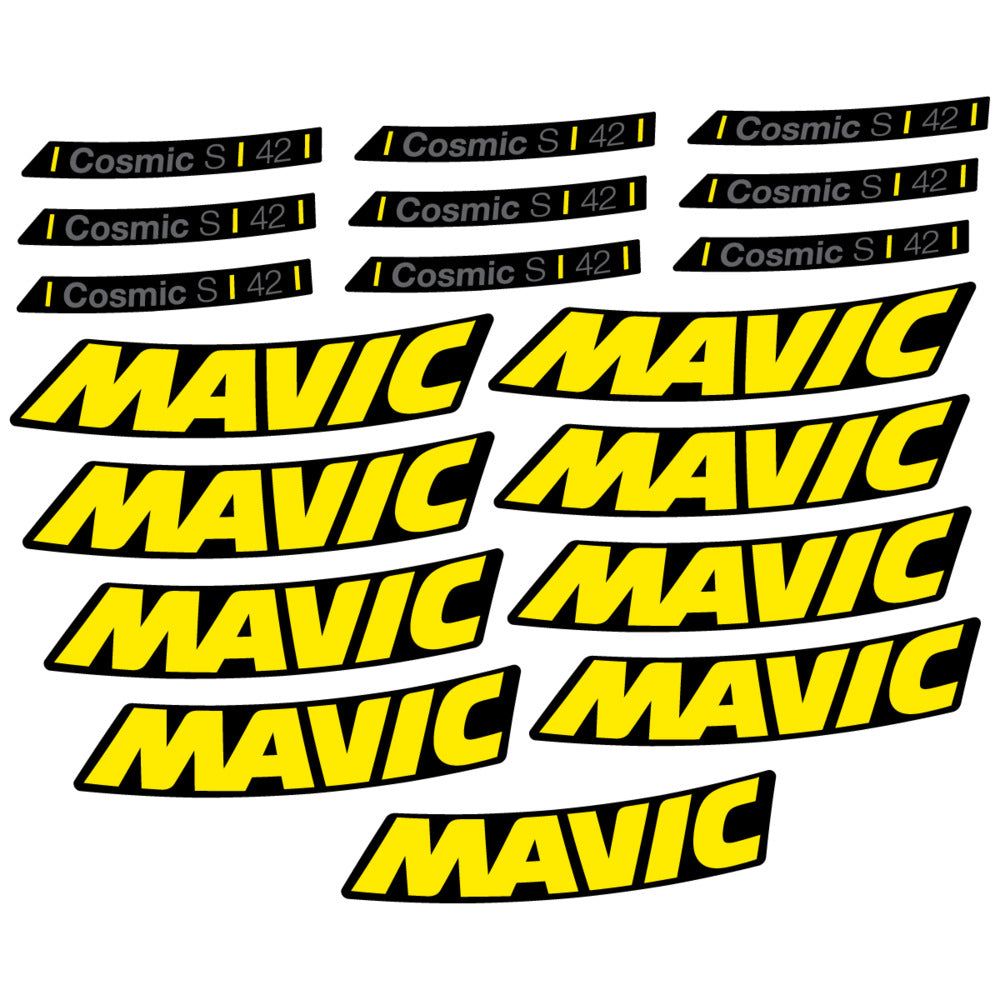 Decal for Mavic Cosmic S 42 DISC 2025, Road Wheel, bike sticker vinyl
