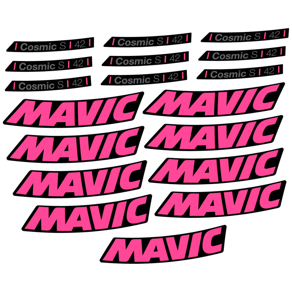 Decal for Mavic Cosmic S 42 DISC 2025, Road Wheel, bike sticker vinyl