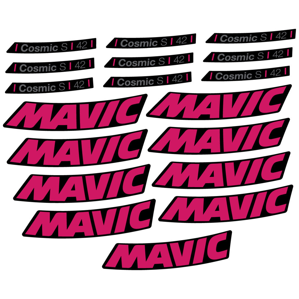 Decal for Mavic Cosmic S 42 DISC 2025, Road Wheel, bike sticker vinyl