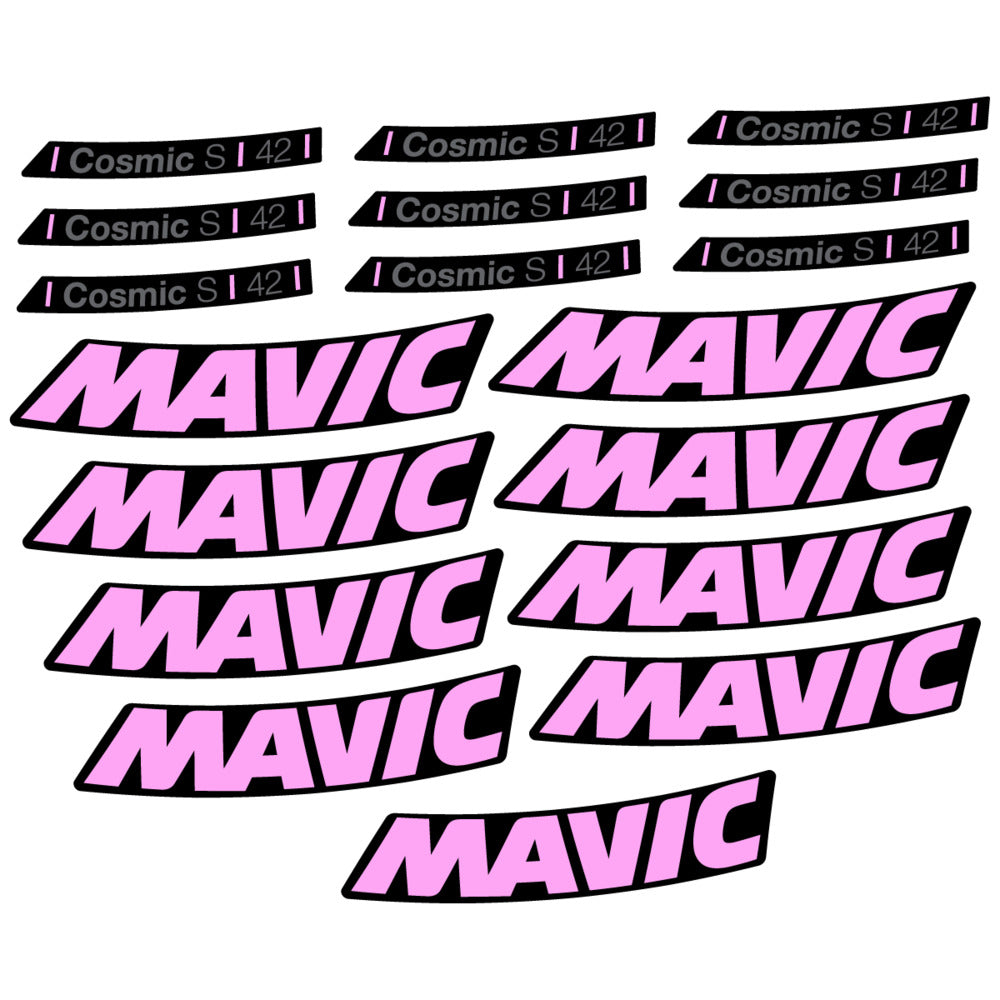 Decal for Mavic Cosmic S 42 DISC 2025, Road Wheel, bike sticker vinyl