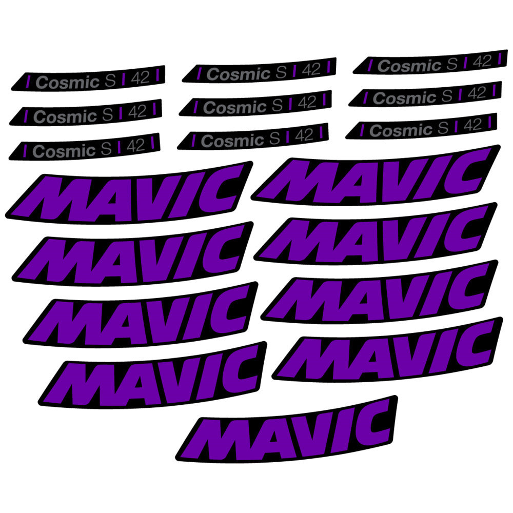 Decal for Mavic Cosmic S 42 DISC 2025, Road Wheel, bike sticker vinyl