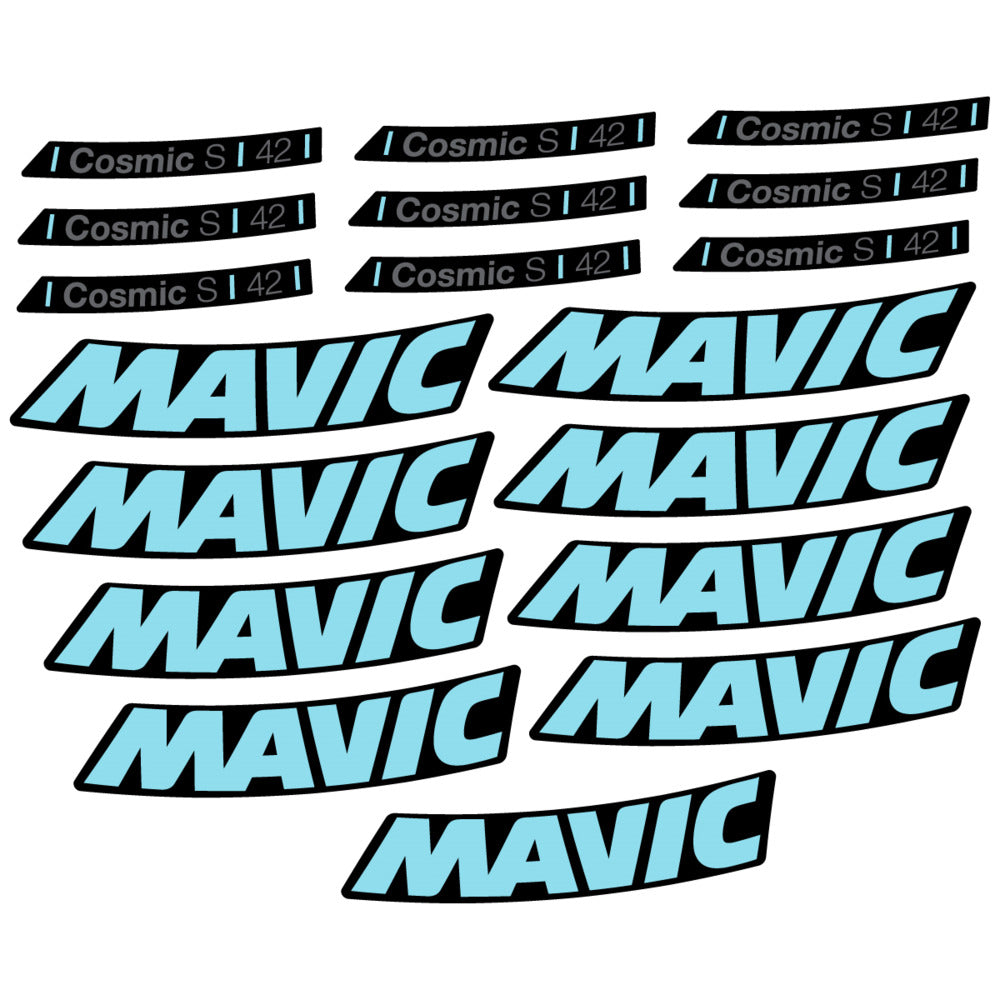 Decal for Mavic Cosmic S 42 DISC 2025, Road Wheel, bike sticker vinyl