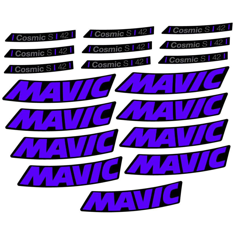 Decal for Mavic Cosmic S 42 DISC 2025, Road Wheel, bike sticker vinyl