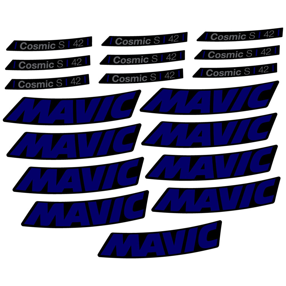 Decal for Mavic Cosmic S 42 DISC 2025, Road Wheel, bike sticker vinyl