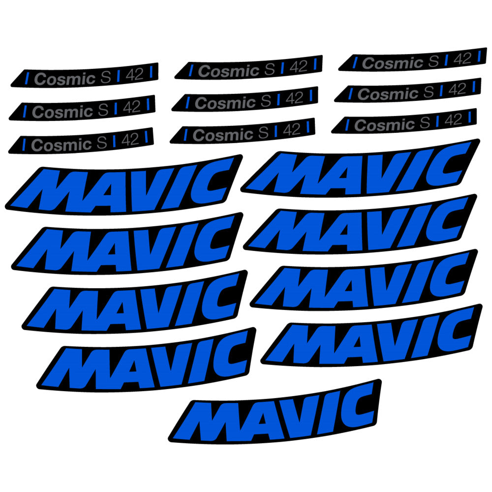 Decal for Mavic Cosmic S 42 DISC 2025, Road Wheel, bike sticker vinyl
