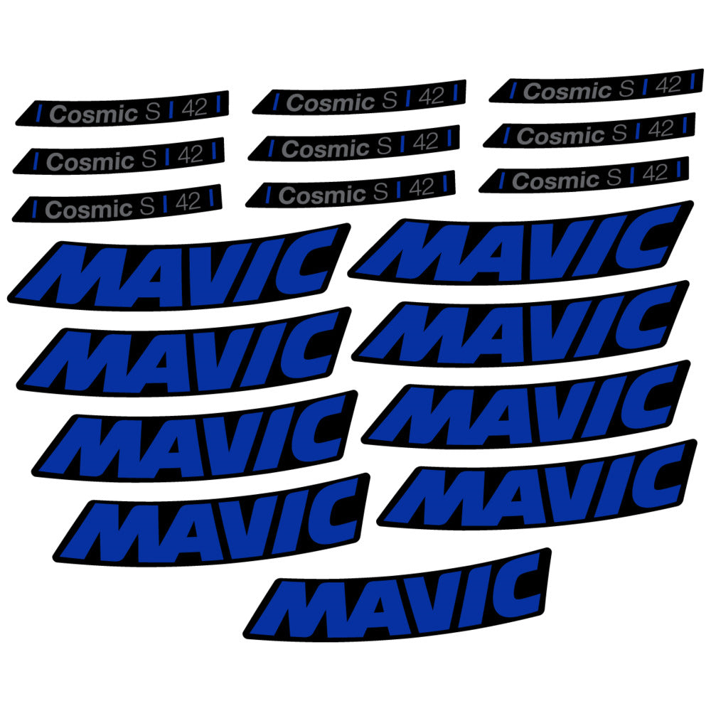 Decal for Mavic Cosmic S 42 DISC 2025, Road Wheel, bike sticker vinyl