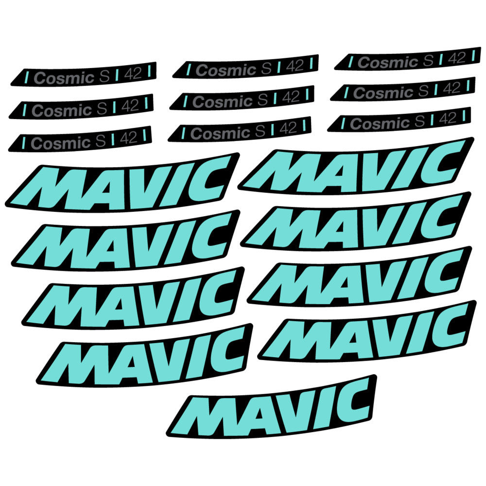 Decal for Mavic Cosmic S 42 DISC 2025, Road Wheel, bike sticker vinyl