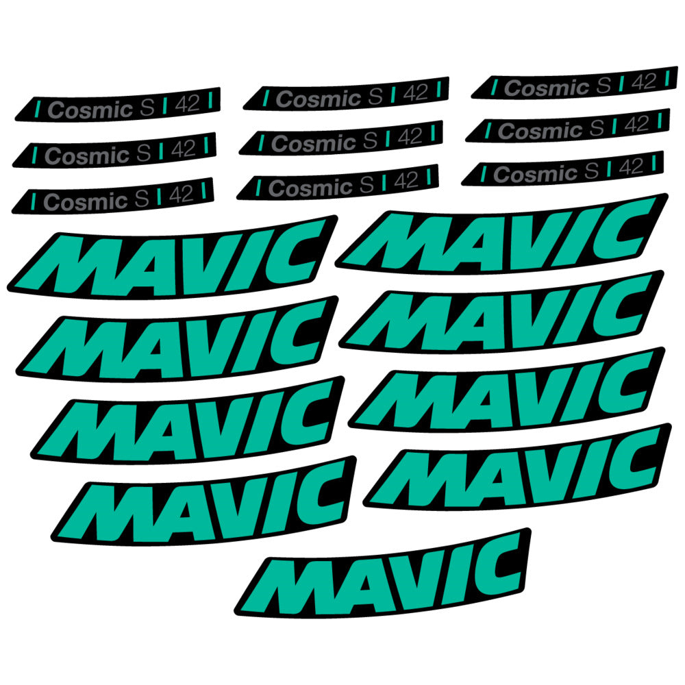 Decal for Mavic Cosmic S 42 DISC 2025, Road Wheel, bike sticker vinyl