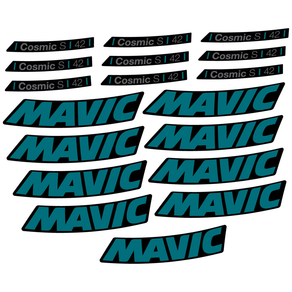 Decal for Mavic Cosmic S 42 DISC 2025, Road Wheel, bike sticker vinyl