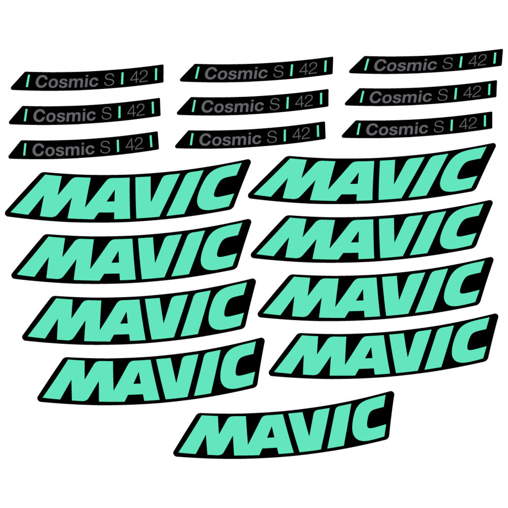 Decal for Mavic Cosmic S 42 DISC 2025, Road Wheel, bike sticker vinyl