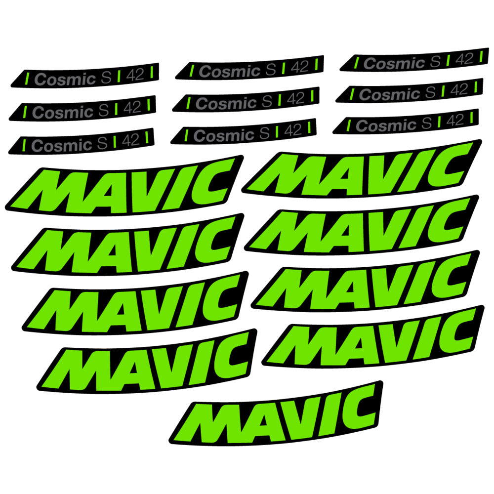Decal for Mavic Cosmic S 42 DISC 2025, Road Wheel, bike sticker vinyl
